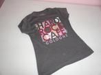 Zwarte T-shirt Hard Rock Maat 146, Fille, Chemise ou À manches longues, Envoi, Neuf