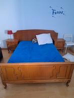 2 persoonsbed ,nachtkasten ,matras ,lattenbodem, Huis en Inrichting, Slaapkamer | Complete slaapkamers, Ophalen, Zo goed als nieuw