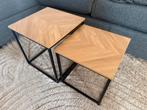 Bijzettafels industrieel, Huis en Inrichting, Ophalen, Zo goed als nieuw