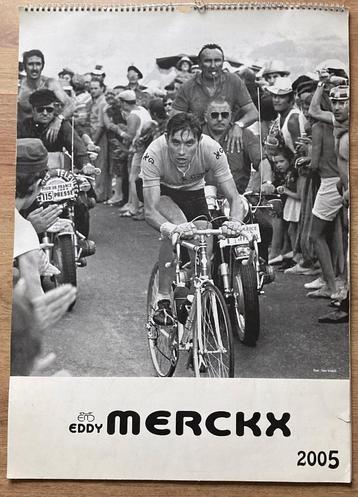 Wielrennen kalender EDDY MERCKX 2005  70x50 cm   
