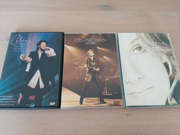 Set 3 DVDs Celine Dion
