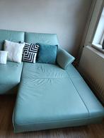 Recent gekochte lederen sofa, Huis en Inrichting, Ophalen, Zo goed als nieuw