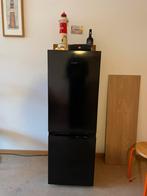 Zwarte frigo met diepvries van Exquisit, Ophalen, 150 tot 200 liter, Met aparte vriezer, Zo goed als nieuw