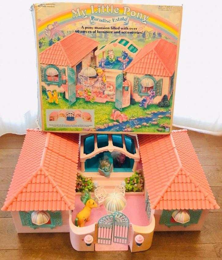 Maison de théâtre HASBRO My Little Pony Paradise Estate 1986, Enfants & Bébés, Jouets | My Little Pony, Utilisé, Enlèvement ou Envoi