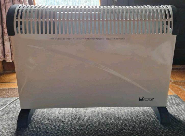Elektrische convectorkachel, Doe-het-zelf en Bouw, Verwarming en Radiatoren, Zo goed als nieuw, Thermostaat, Ophalen