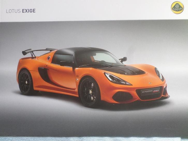 Lotus Exige Brochure, Boeken, Auto's | Folders en Tijdschriften, Ophalen of Verzenden