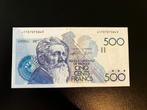 500 francs - Constantin Meunier (Génie & Godeaux) - aUNC, Postzegels en Munten, Bankbiljetten | België, Ophalen of Verzenden, Los biljet