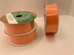 LINT PERZIK/ ORANJE 20 mm 10 MTR, Enlèvement ou Envoi, Neuf, Ruban, Bande ou Élastique