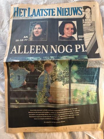 Het Laatste Nieuws, An en Eefje, 4 september 1996 beschikbaar voor biedingen