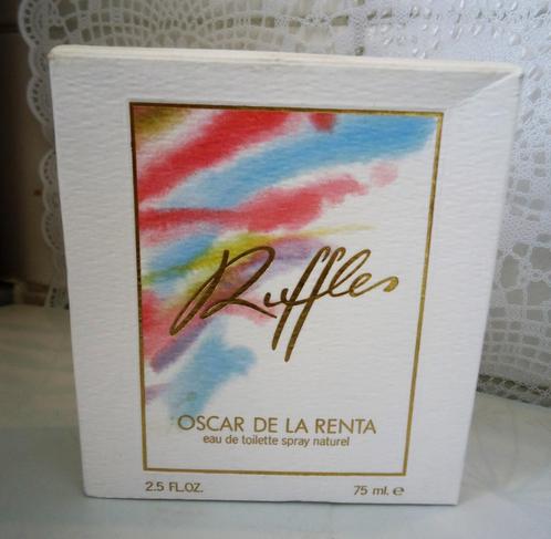 Parfum Oscar De La Renta Ruffles femme rare 75 ml🤗🥰💑🎁👌, Bijoux, Sacs & Beauté, Beauté | Parfums, Comme neuf, Enlèvement ou Envoi