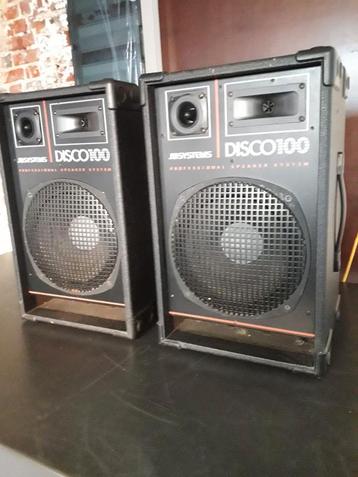 2 x jbsystems DISCO 100  prima conditie  beschikbaar voor biedingen