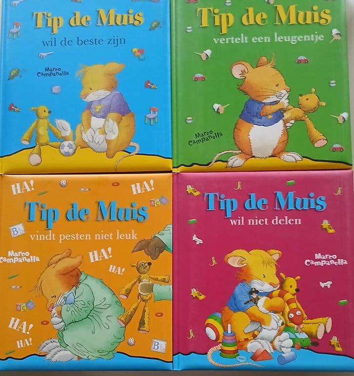 Boeken Tip de muis, Boeken, Kinderboeken | Kleuters, Gelezen, Fictie algemeen, Jongen of Meisje, Voorleesboek, Ophalen of Verzenden