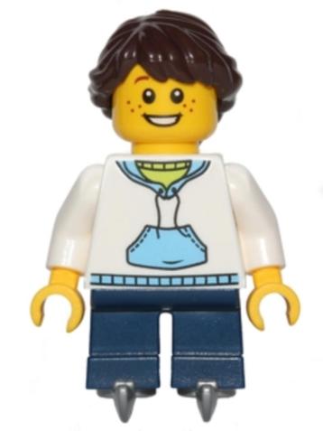 Lego figuur hol052 girl with skates (4) beschikbaar voor biedingen