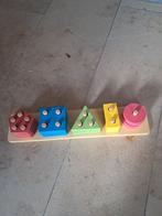 Montessori stapel- en sorteerspeelgoed 1 2 3 jaar, Ophalen of Verzenden, Zo goed als nieuw, 2 tot 4 jaar, Van hout