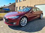 Tesla Model S P85 signature FREE SUPERCHARGER SC01 421PK, Auto's, Tesla, Zwart, Model S, Leder, Elektrisch