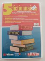 CD-ROM 5 dictionnaires complets et pratiques, Informatique & Logiciels, Logiciel d'Éducation & Cours, Cours de langue, Windows