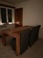 teak tafel, Maison & Meubles, Tables | Tables à manger, Comme neuf, 100 à 150 cm, Rectangulaire, Teck