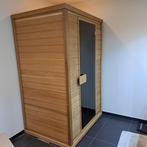 Infrarood cabine als nieuw in cederhout, Sport en Fitness, Sauna, Ophalen, Zo goed als nieuw, Infrarood, Complete sauna