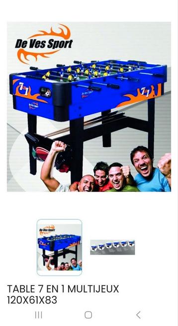 Table de multi jeux  beschikbaar voor biedingen