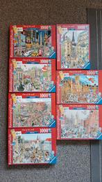 7 Ravensburger Cities of The World puzzela, Ophalen of Verzenden, 500 t/m 1500 stukjes, Zo goed als nieuw, Legpuzzel
