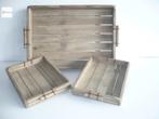 Dienblad in hout, Maison & Meubles, Accessoires pour la Maison | Plateaux, Enlèvement ou Envoi, Neuf, Bois