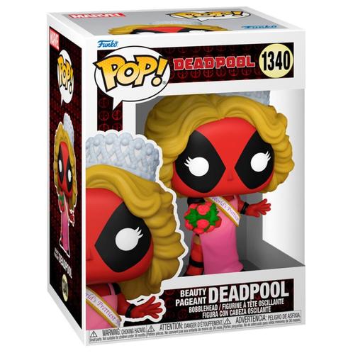 Funko POP Marvel Deadpool - Beauty Pageant Deadpool (1340), Collections, Jouets miniatures, Neuf, Envoi