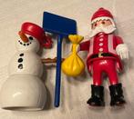 Playmobil kerstman en sneeuwpop, Ophalen of Verzenden, Zo goed als nieuw