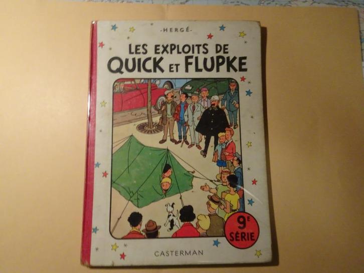 BD Quick & Flupke - 9e serie (EO) - Hergé, Boeken, Stripverhalen, Gelezen, Eén stripboek, Ophalen of Verzenden