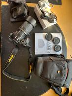 Nikon D3200  HB-32, AF-S-Nikkor 18-105mm.  1.3.5-5,6G ED., Audio, Tv en Foto, Fotocamera's Digitaal, Ophalen, Gebruikt, Nikon