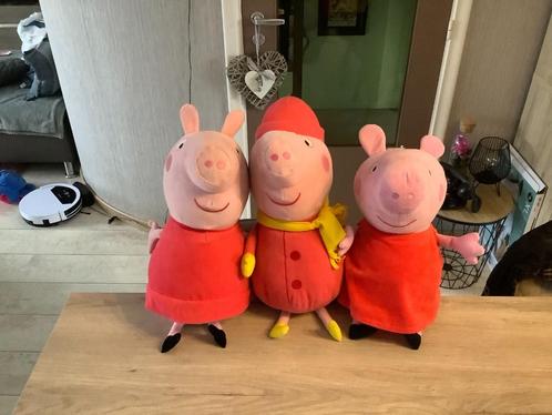 Peppa Pig verschillende grote pluche characters (48-55 cm), Kinderen en Baby's, Speelgoed | Knuffels en Pluche, Zo goed als nieuw