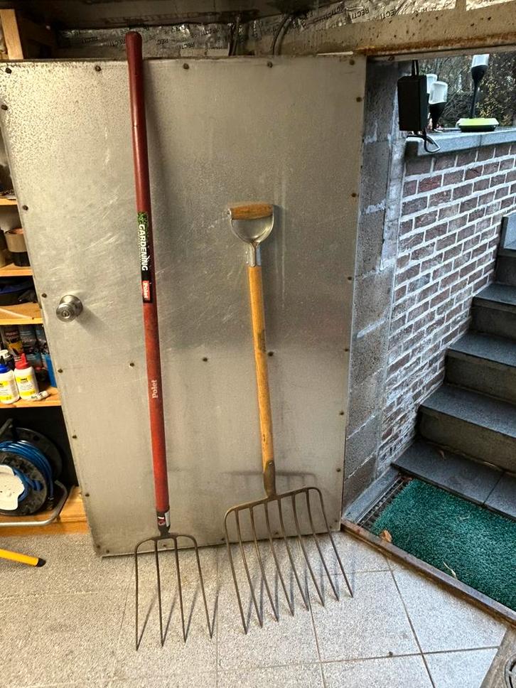 Outils de jardinage pour fourche à fumer/fourche à maïs, Jardin & Terrasse, Outils à main, Comme neuf, Enlèvement