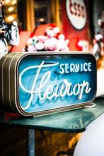 Ancienne enseigne néon " Service Fleurop", Antiek en Kunst, Ophalen of Verzenden