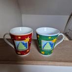 Deux mugs aux couleurs automnales et au thème de Noël, Enlèvement ou Envoi, Neuf