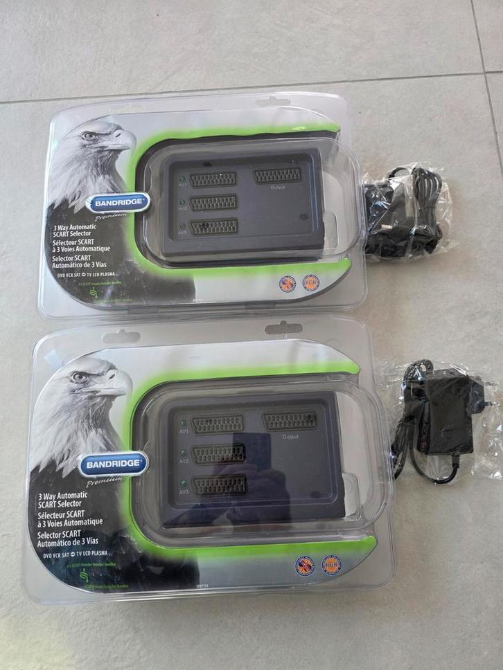 Schakelaar Bandridge SVB7733 SCart/SCART Auto Nieuw, Audio, Tv en Foto, Actiecamera's, Nieuw, Overige merken, Ophalen
