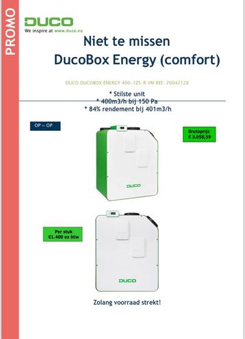 Op=Op Ducobox Energy 400m3/h 