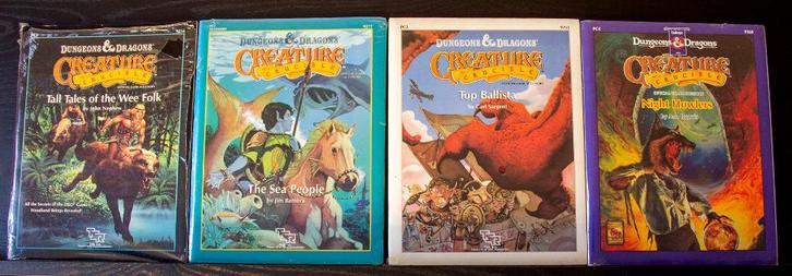 Four D&D Game Accessories (PC1-2-3-4) TSR 1989-92, Hobby en Vrije tijd, Wargaming, Zo goed als nieuw, Overige soorten, Boek of Catalogus