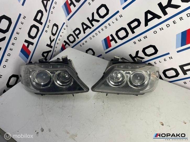 Koplampen set BMW 3 serie E90 E91 Xenon, Auto-onderdelen, Verlichting, Gebruikt, Ophalen of Verzenden