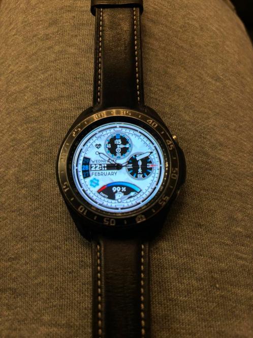 Samsung Galaxy Watch 3 45mm, Handtassen en Accessoires, Smartwatches, Zo goed als nieuw, iOS, Zwart, Ophalen of Verzenden