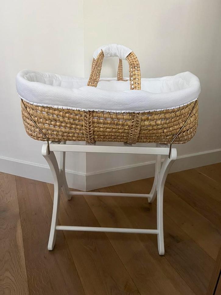 Théophile & Patachou wieg + bekleding + staander NP 425€, Kinderen en Baby's, Babywiegjes en Ledikanten, Zo goed als nieuw, Wieg