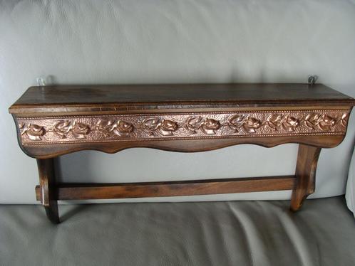Ancienne archelle chêne avec plaque en cuivre,, Antiek en Kunst, Antiek | Woonaccessoires, Ophalen of Verzenden