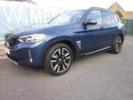 BMW iX3 PROF NAVI + OPEN PANO DAK + DAB + ASSIST OPTIONS, Auto's, BMW, Automaat, Achterwielaandrijving, Blauw, Leder