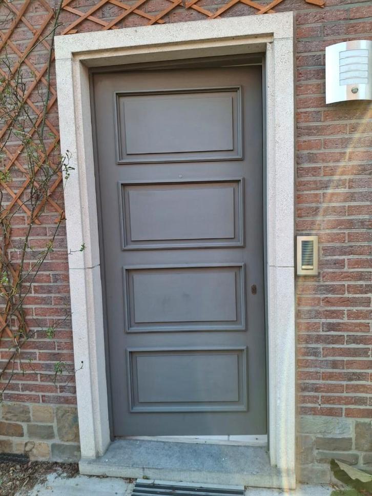 PORTE D'ENTREE EN BOIS, Bricolage & Construction, Châssis & Portes coulissantes, Utilisé, Bois, 150 à 225 cm, 75 à 150 cm, Enlèvement