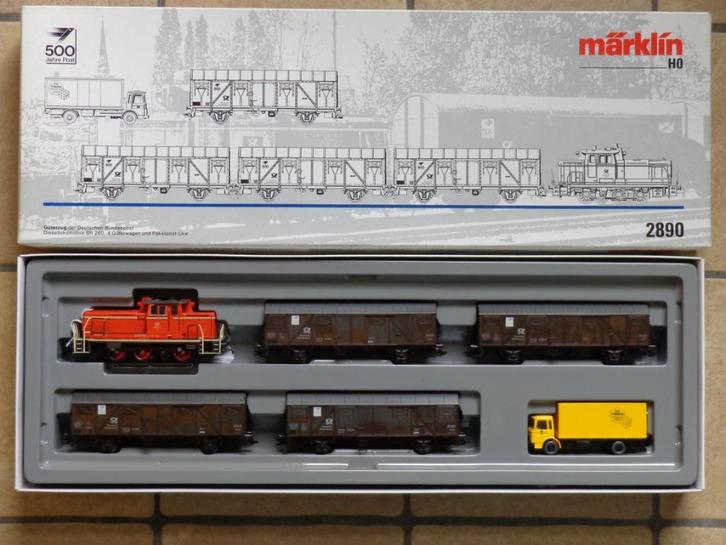 Marklin ho DB 2890 Coffret 500 Jahre 'DEUTSCHEN BÜNDESPOST'., Hobby en Vrije tijd, Modeltreinen | H0, Nieuw, Treinset, Märklin