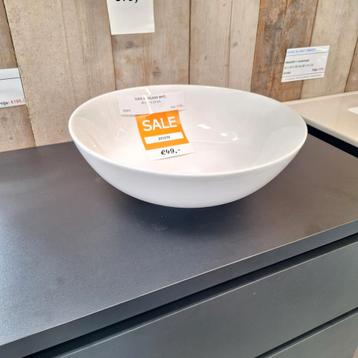 OP=OP ronde waskom voor badmeubel Luka glans wit beschikbaar voor biedingen