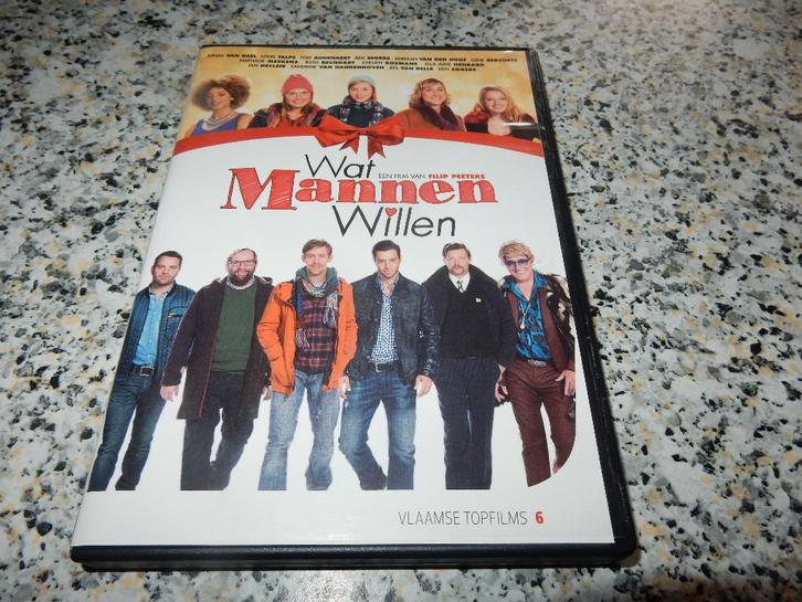 nr.2271-	Dvd: wat mannen willen - komedie, CD & DVD, DVD | Néerlandophone, Comme neuf, Film, Comédie, Tous les âges, Enlèvement ou Envoi