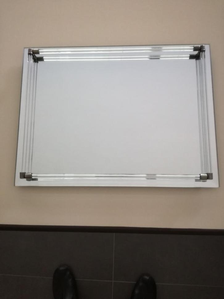 Plateau miroir Art Déco / A-D spiegeldienblad, Antiek en Kunst, Curiosa en Brocante, Ophalen of Verzenden