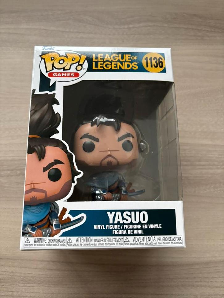Yasuo #1136 Funko Pop! Games: League of Legends, Verzamelen, Poppetjes en Figuurtjes, Zo goed als nieuw, Ophalen of Verzenden