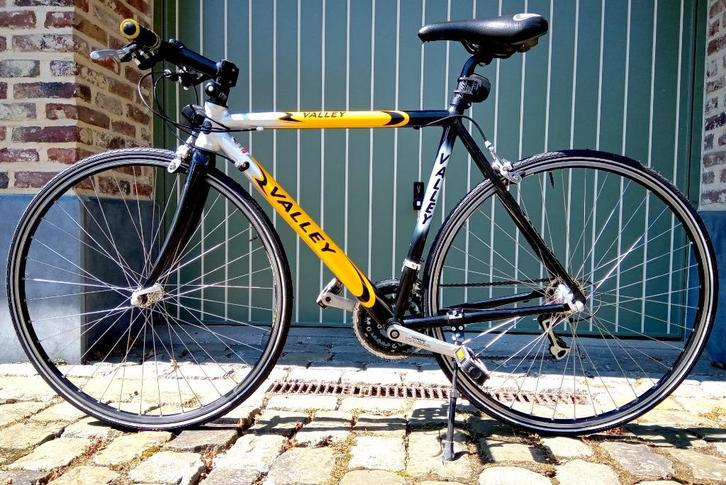 fiets topmerk Valley met carbonvork + Ritchey accesoires, Vélos & Vélomoteurs, Vélos | Hommes | Vélos de sport & Vélo de randonnée