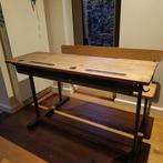 oude schoolbank, Huis en Inrichting, Ophalen, Gebruikt, Bureau