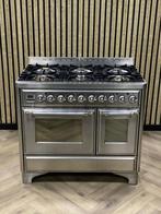Luxe Boretti Majestic RVS Gas 100CM + 2 Ovens, 60 cm of meer, Grill, Zo goed als nieuw, Gas